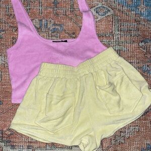 BRIGHT TERRY CLOTH SUMMER SET 🌸🧡🎾🌞💜